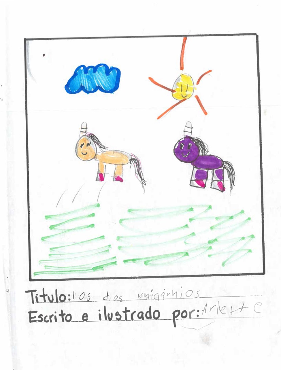 Los dos unicornios by Arlette G.