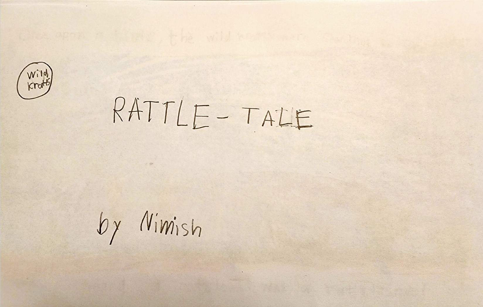 Wild Kratts Rattle Tale by Nimish S.