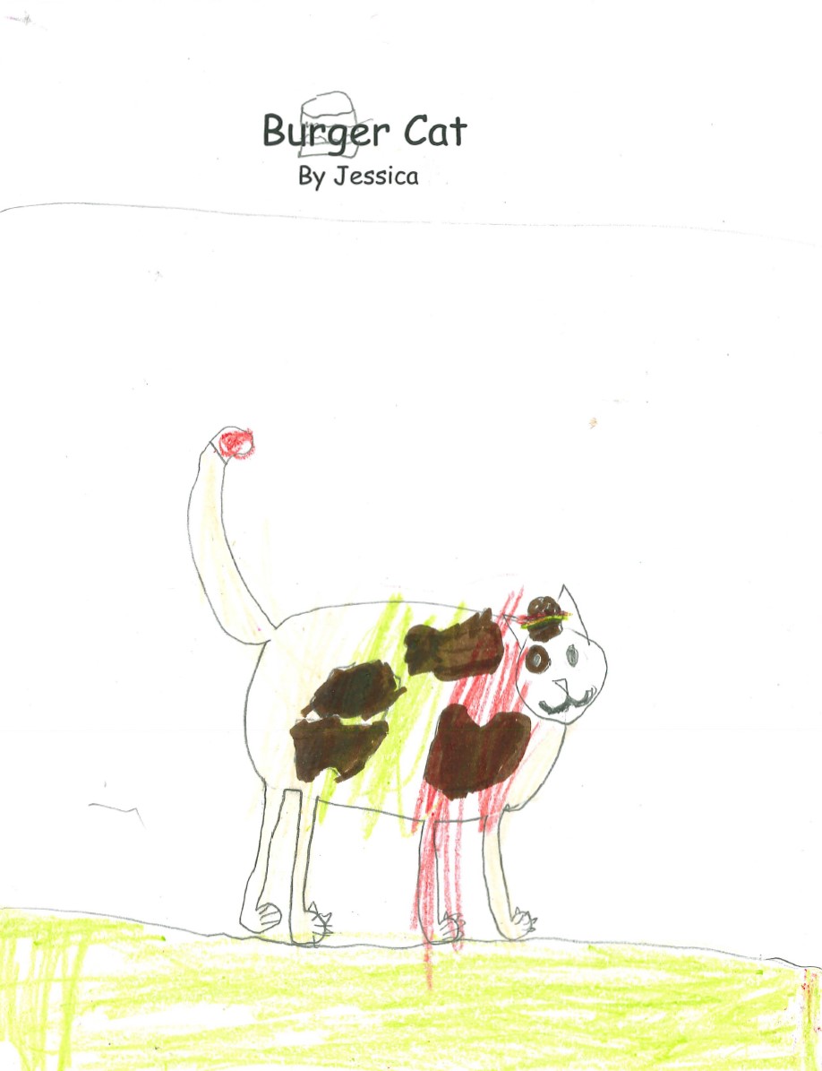 Burger Cat by Jessica R.
