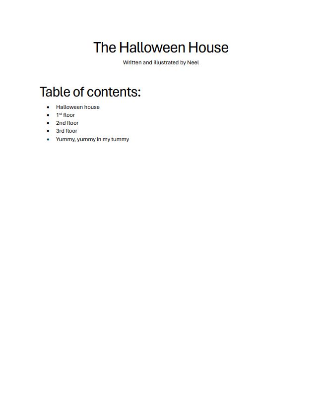 The Halloween House by Neel Z.