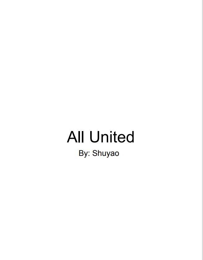 All United by Shuyao L.