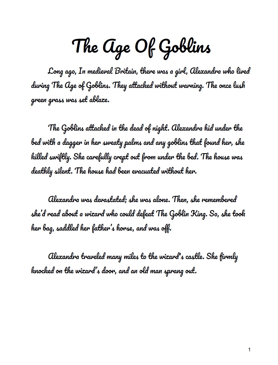 The Age of Goblins by Gauri V.