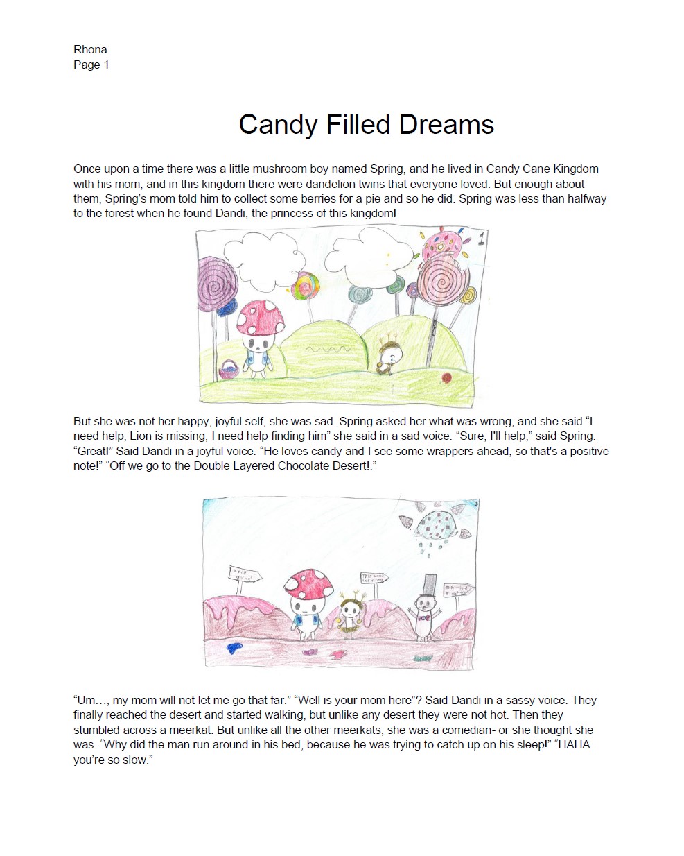 Candy Filled Dreams by Rhona M.