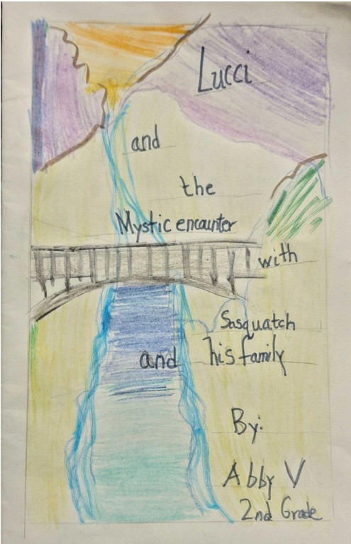 Lucci and the Mystic encounter with Sasquatch and his family by Abby V.