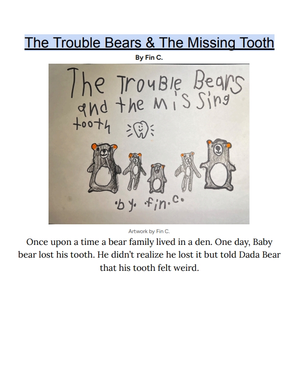 The Trouble Bears & The Missing Tooth by Fin C.