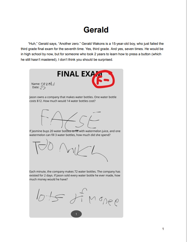 Gerald by Lukas J.