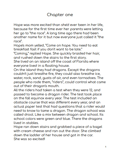 Hope Thompson and the Dragons by Sophie D.