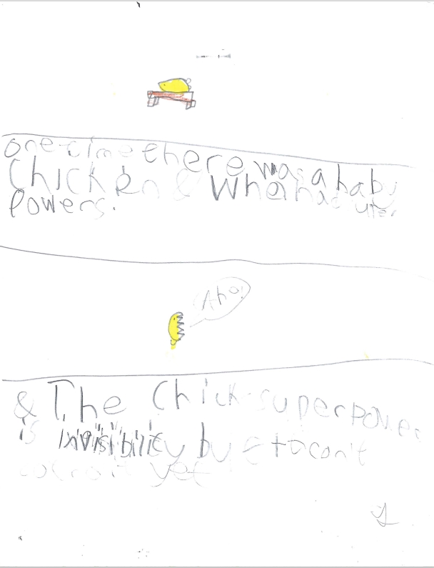 The Invisible Helping Chicken by Theo H.