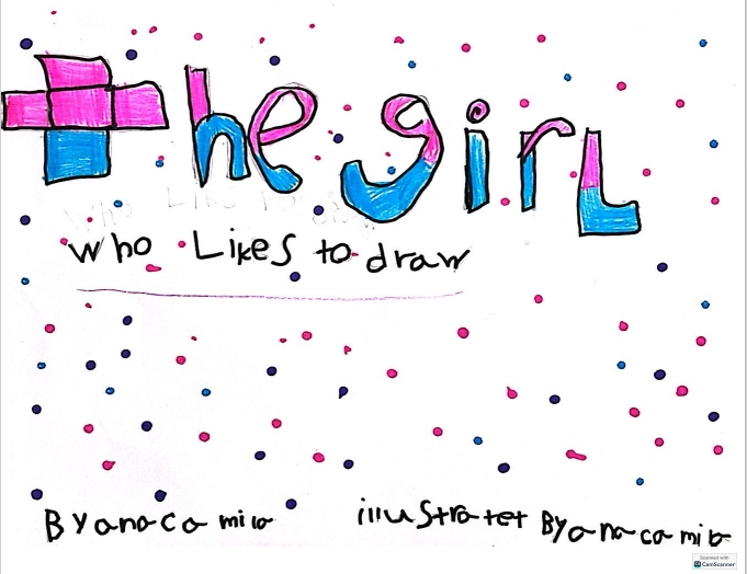 The girl who likes to draw by Ana Camila R.