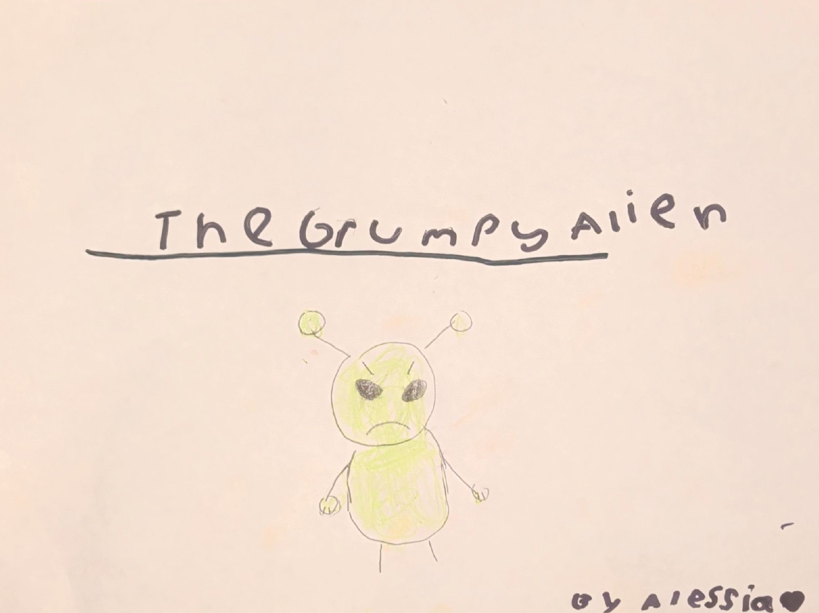 The Grumpy Alien by Alessia CU.
