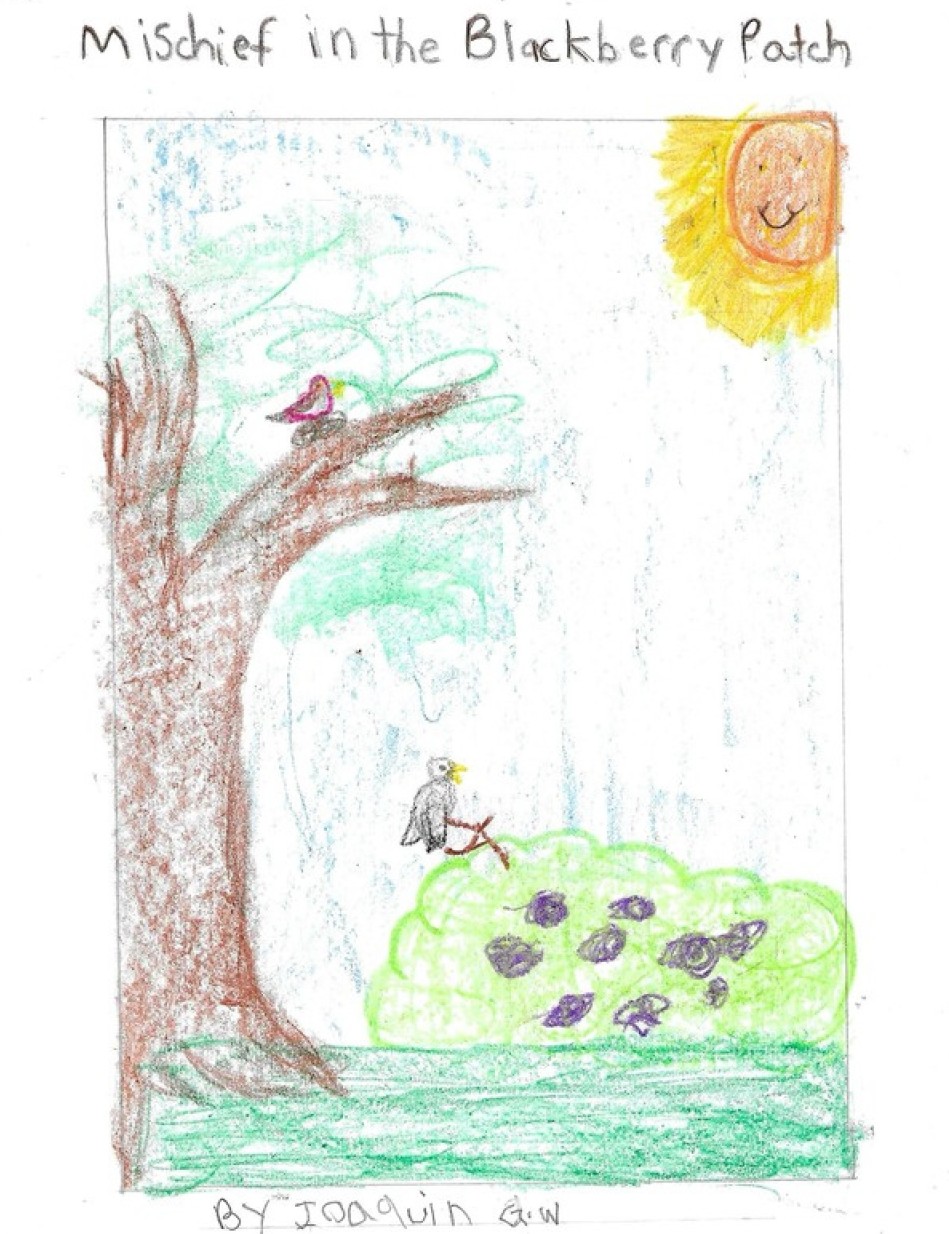 Mischief in the BlackBerry Patch by Joaquin GW.