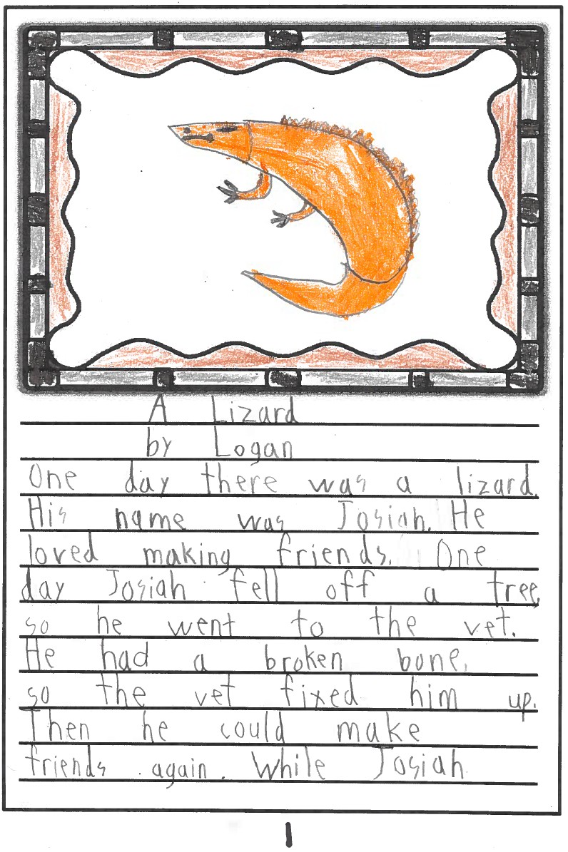 A Lizard by Logan H.