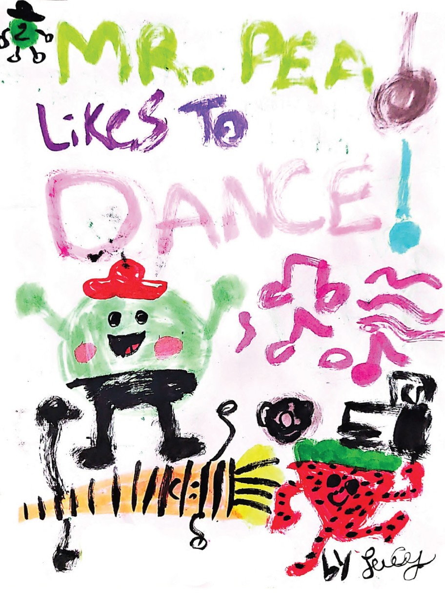 Mr. Pea Likes To Dance by Lucy ZT.