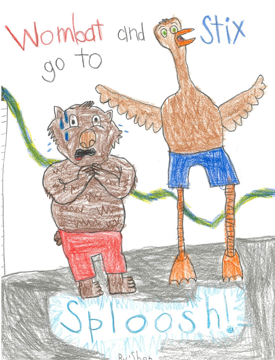 Wombat and Stix go to Sploosh by Shep O.