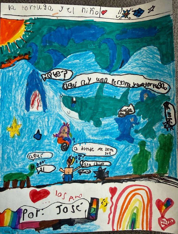 La tortuga y el niño by José SG.