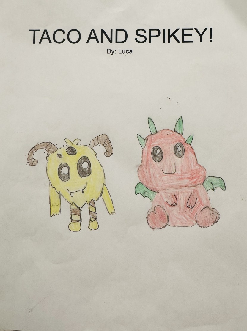 Taco and Spikey! by Luca A.