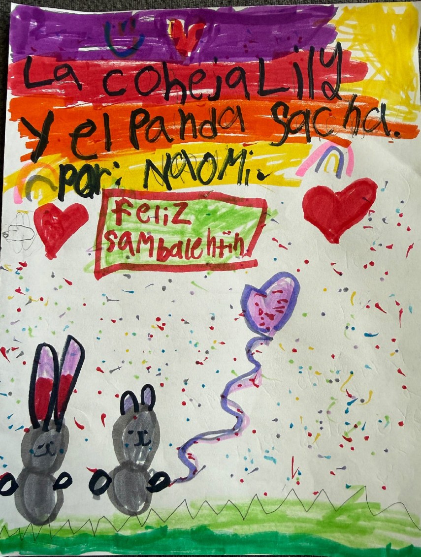 La coneja Lily y el panda Sacha by Naomi HH.