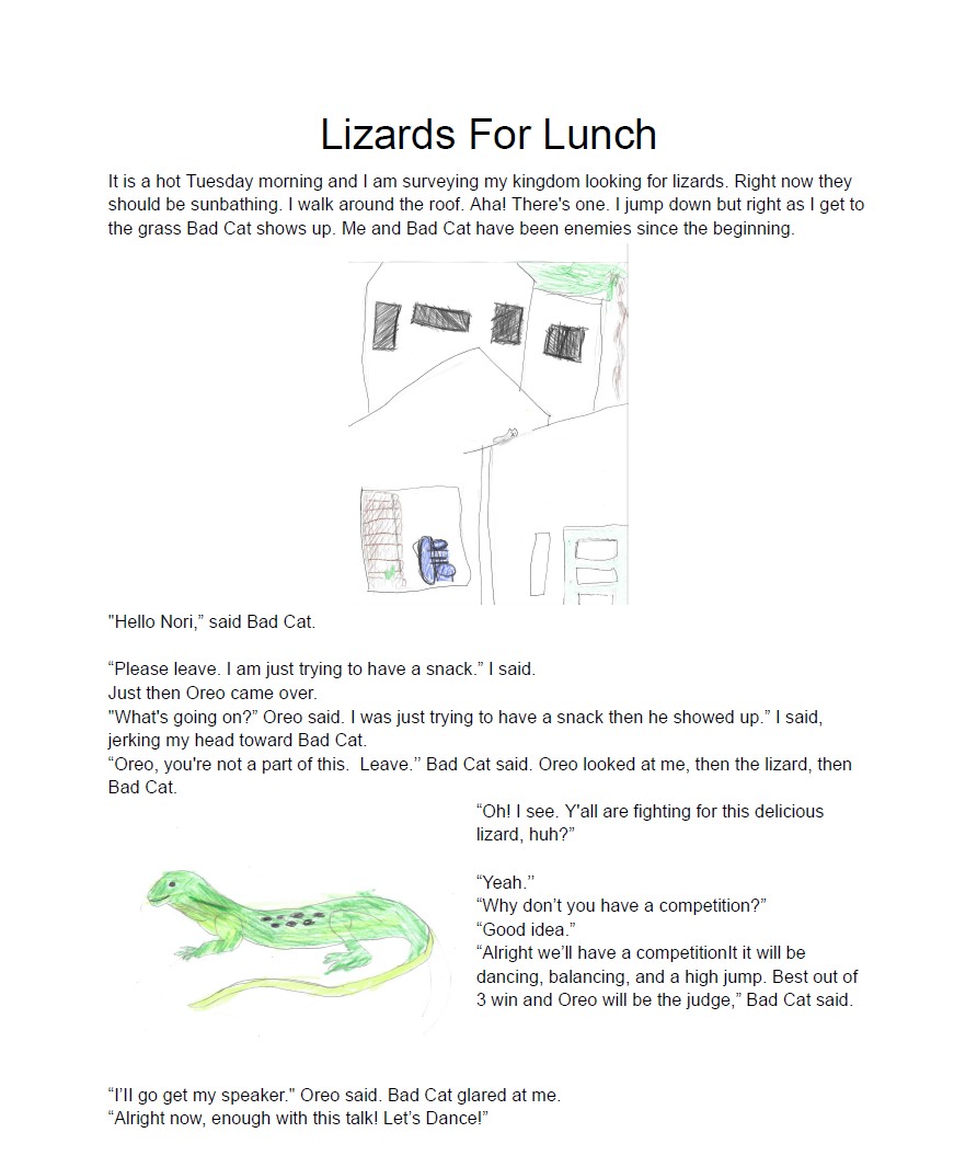 Lizards for Lunch by Annelise S.
