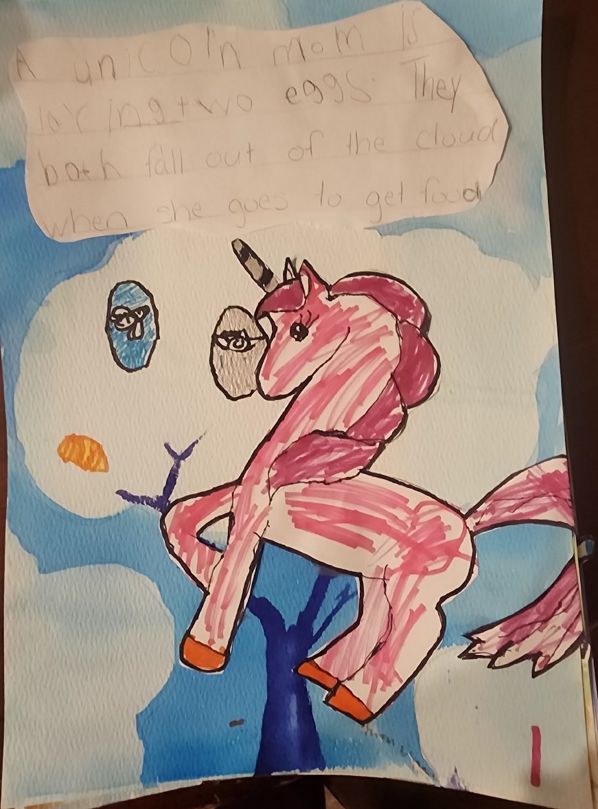 Unicorn & Pilot by Alina A.