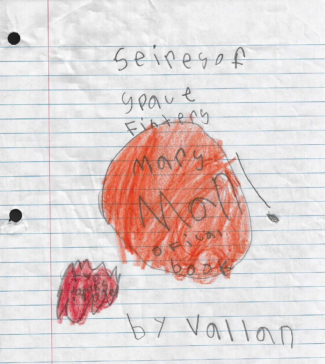 Series of Space Fighters: Mars Man Official Book by Vallen H.